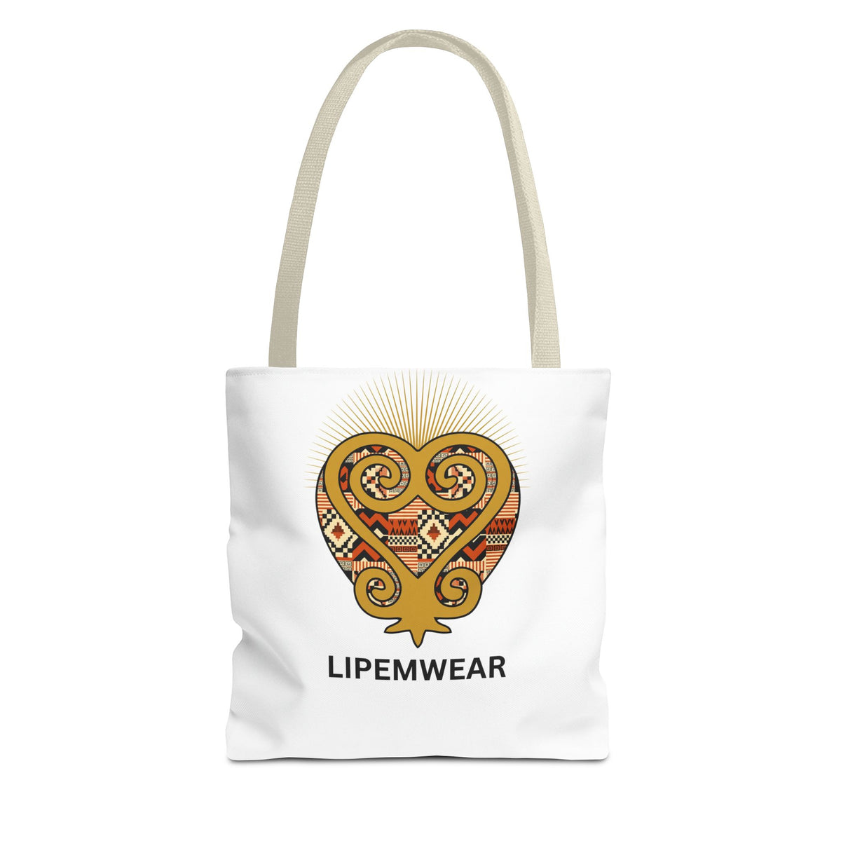 Lipemwear Sankofa Heart Tote Bag