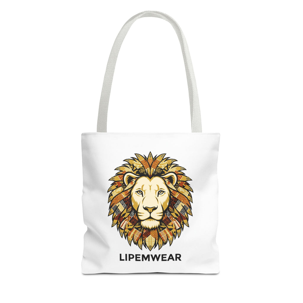 Lipemwear Kente Lion Tote Bag