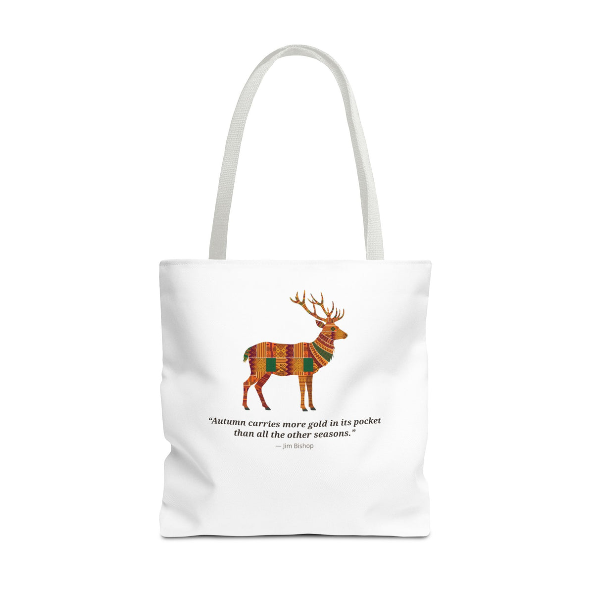 Kente Stag Tote Bag
