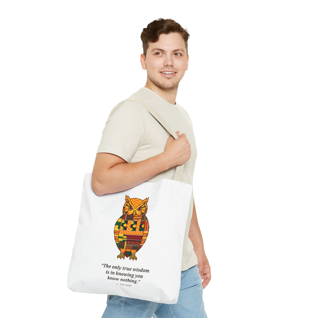 Kente Owl Tote Bag