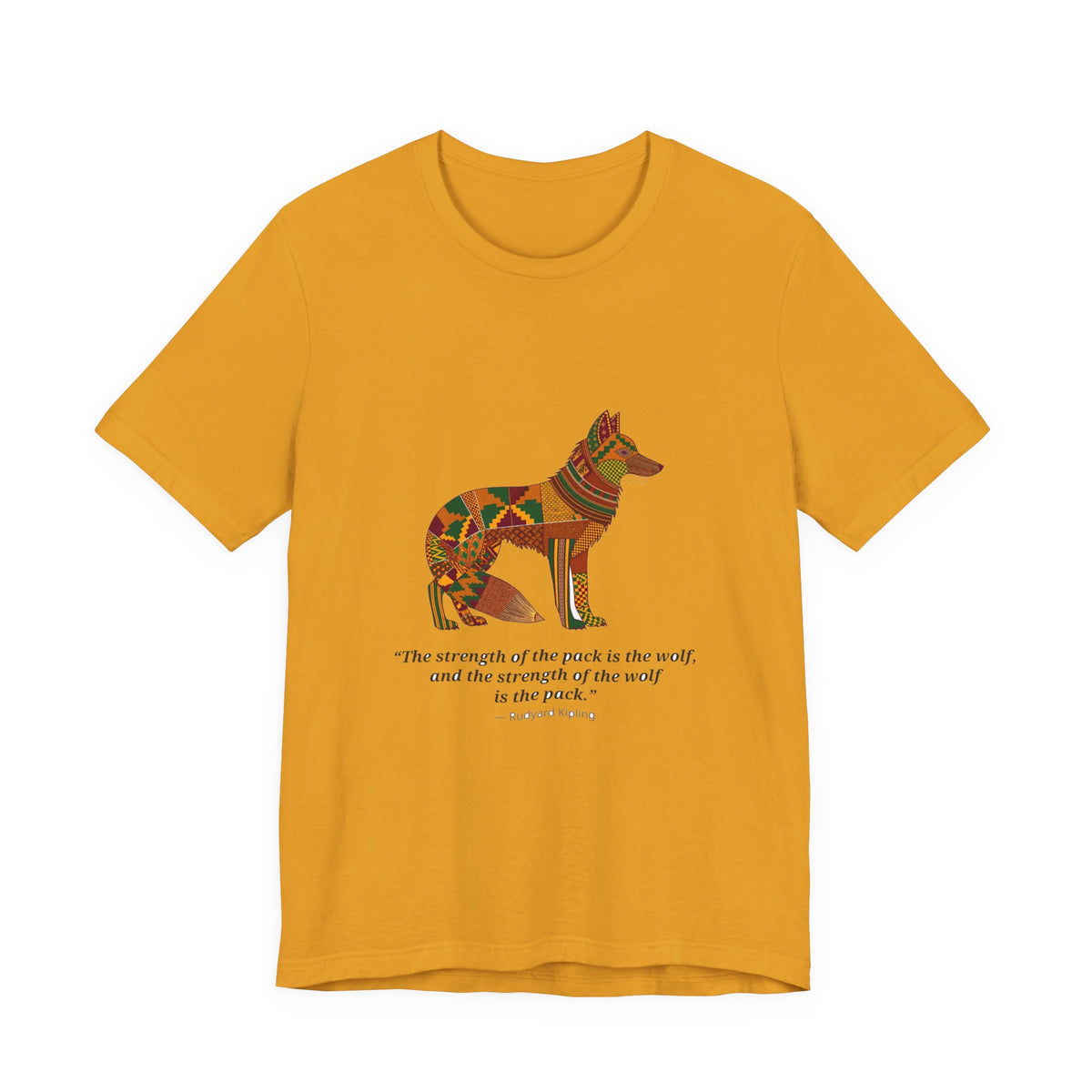 Lipemwear Kente Wolf Tee