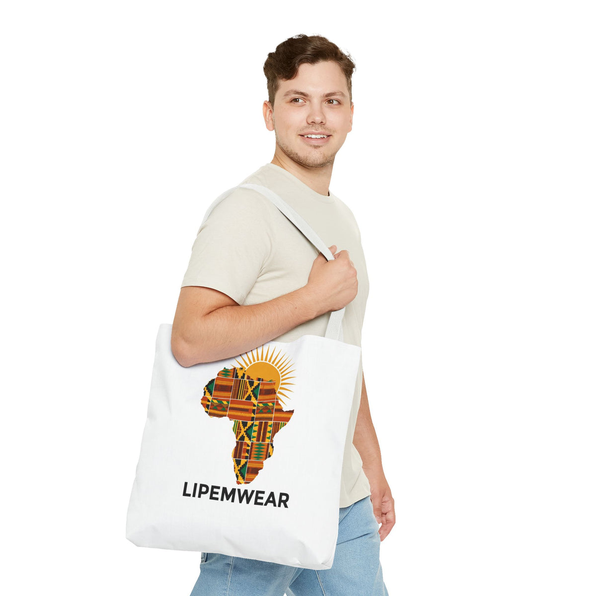 Lipemwear Kente Africa Tote Bag