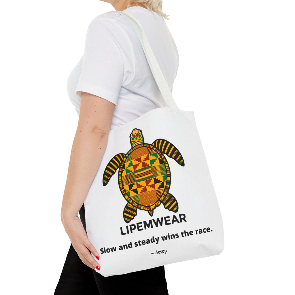 Lipemwear Kente Sea Turtle Tote Bag