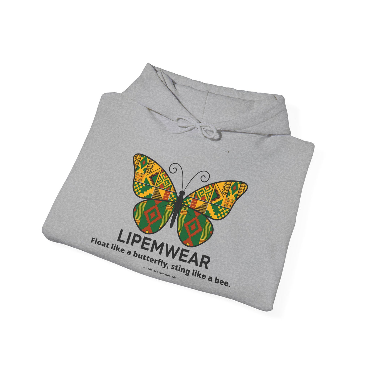 Lipemwear Kente Butterfly Hoodie