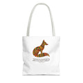 Kente Fox Tote Bag