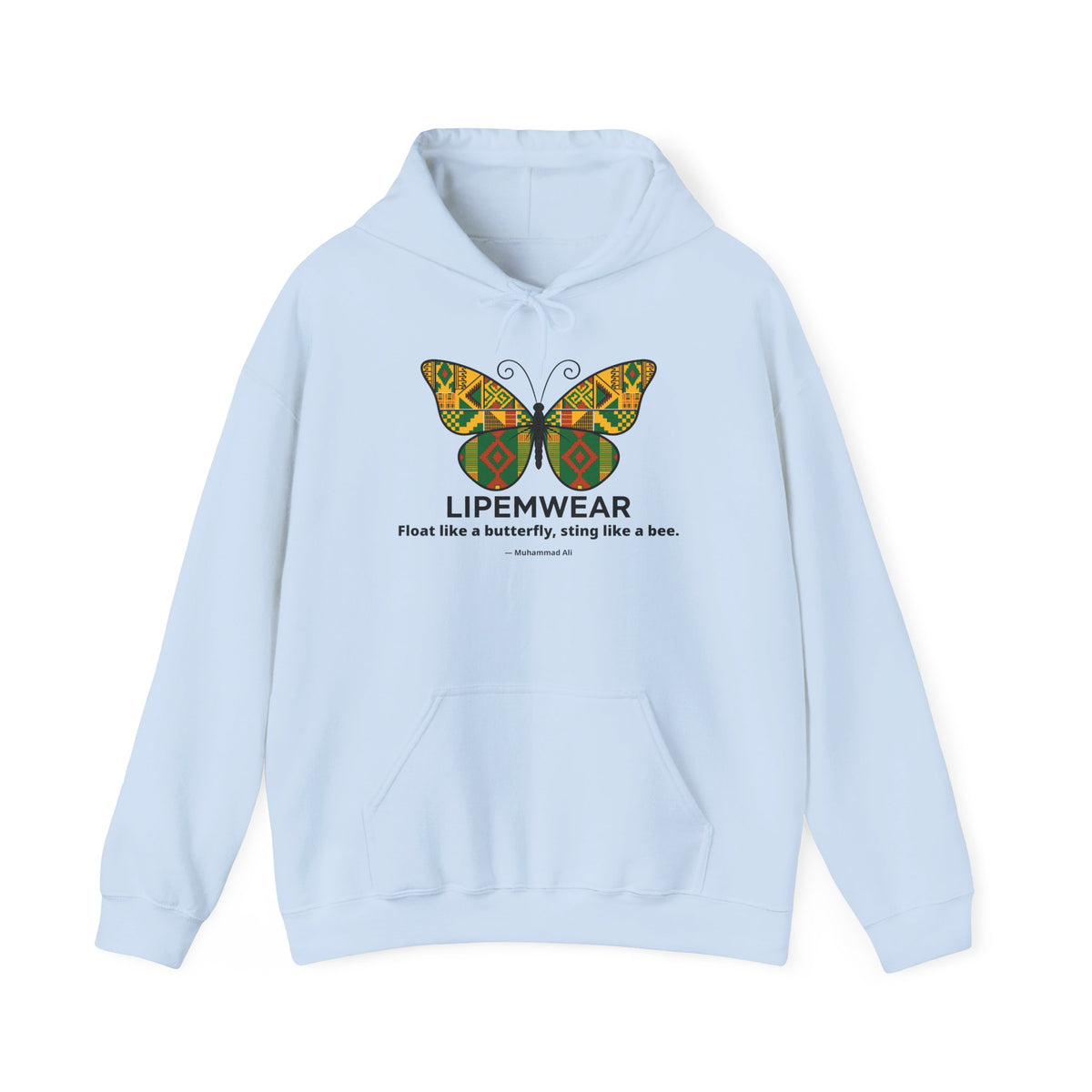 Lipemwear Kente Butterfly Hoodie