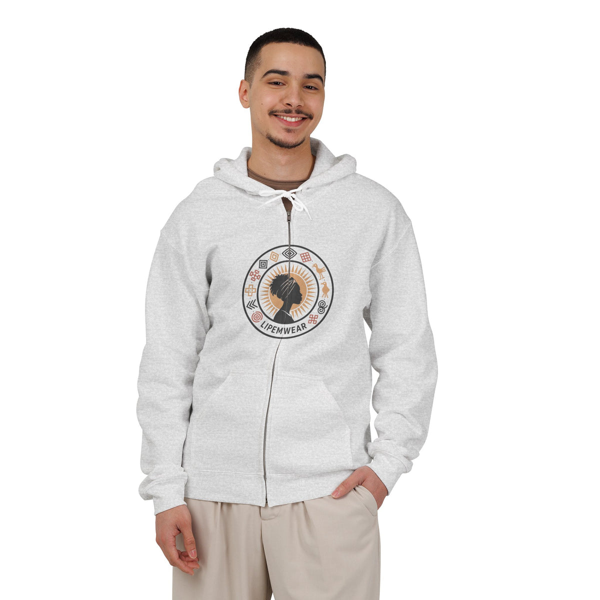 Lipemwear Heritage Emblem Zip Hoodie