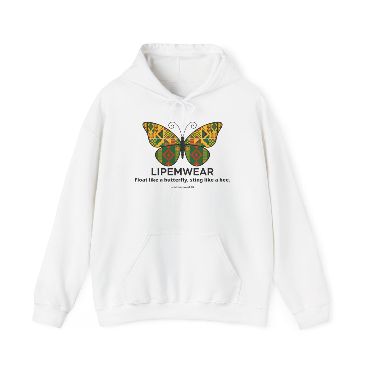 Lipemwear Kente Butterfly Hoodie