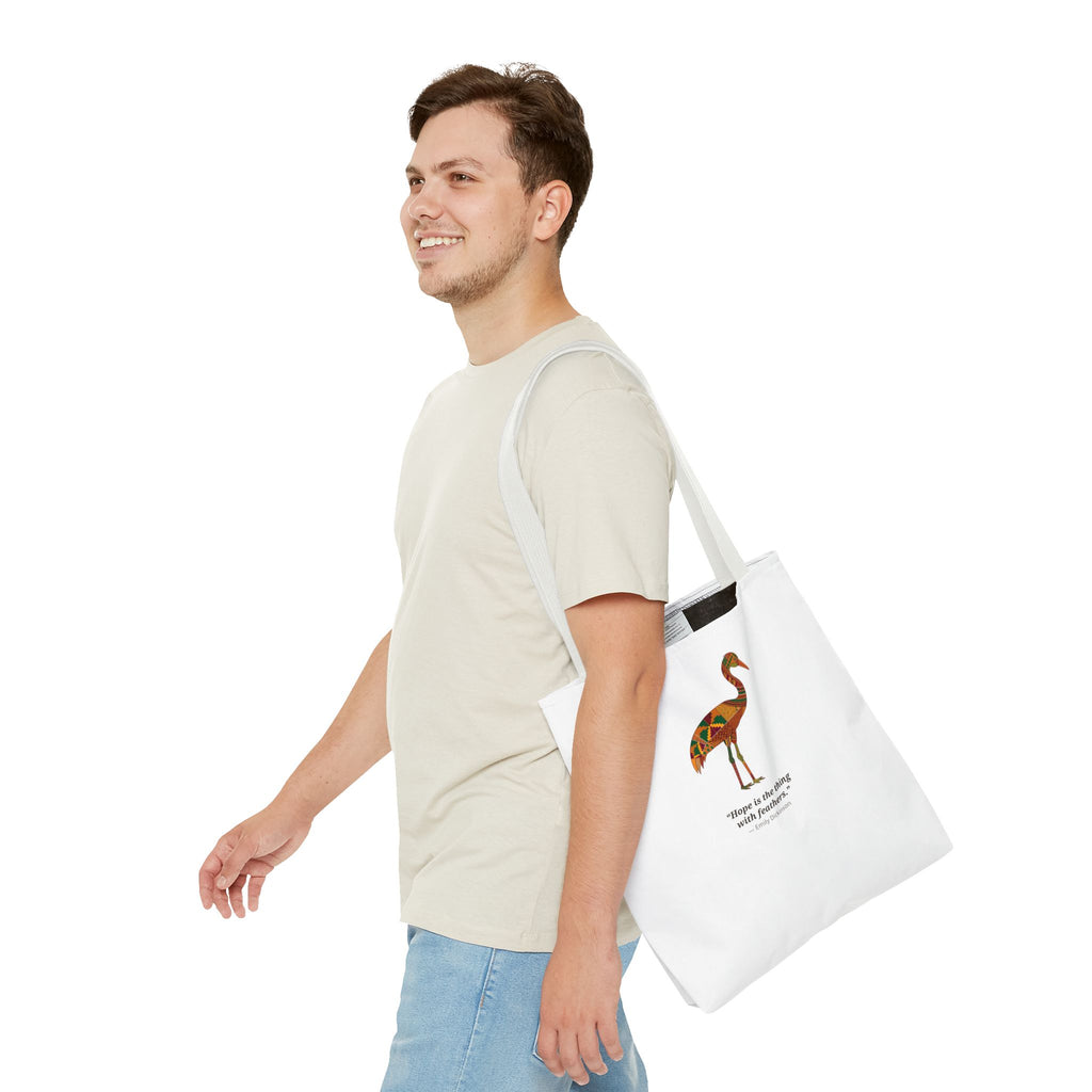 Lipemwear Kente Crane Tote Bag