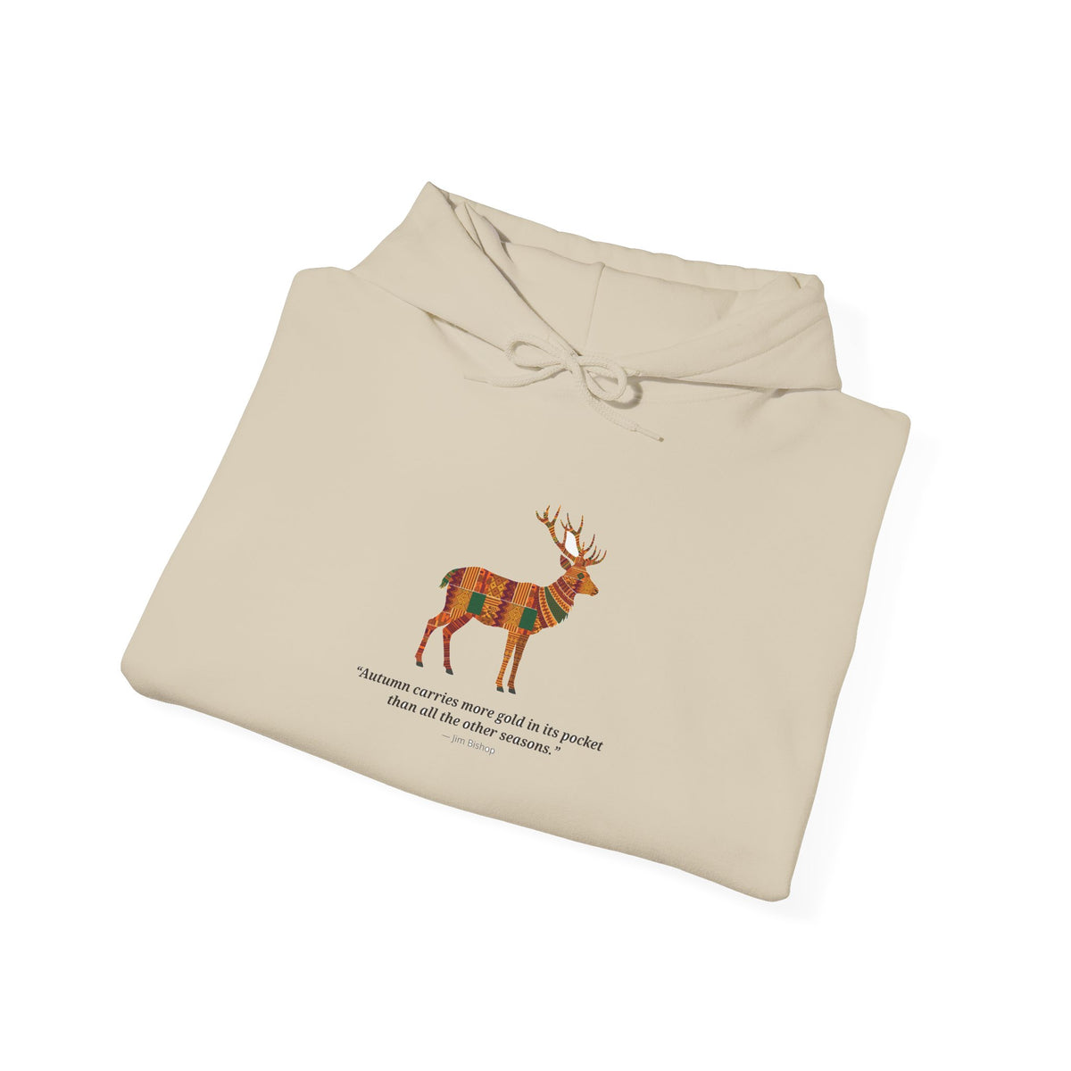 Kente Stag Hoodie