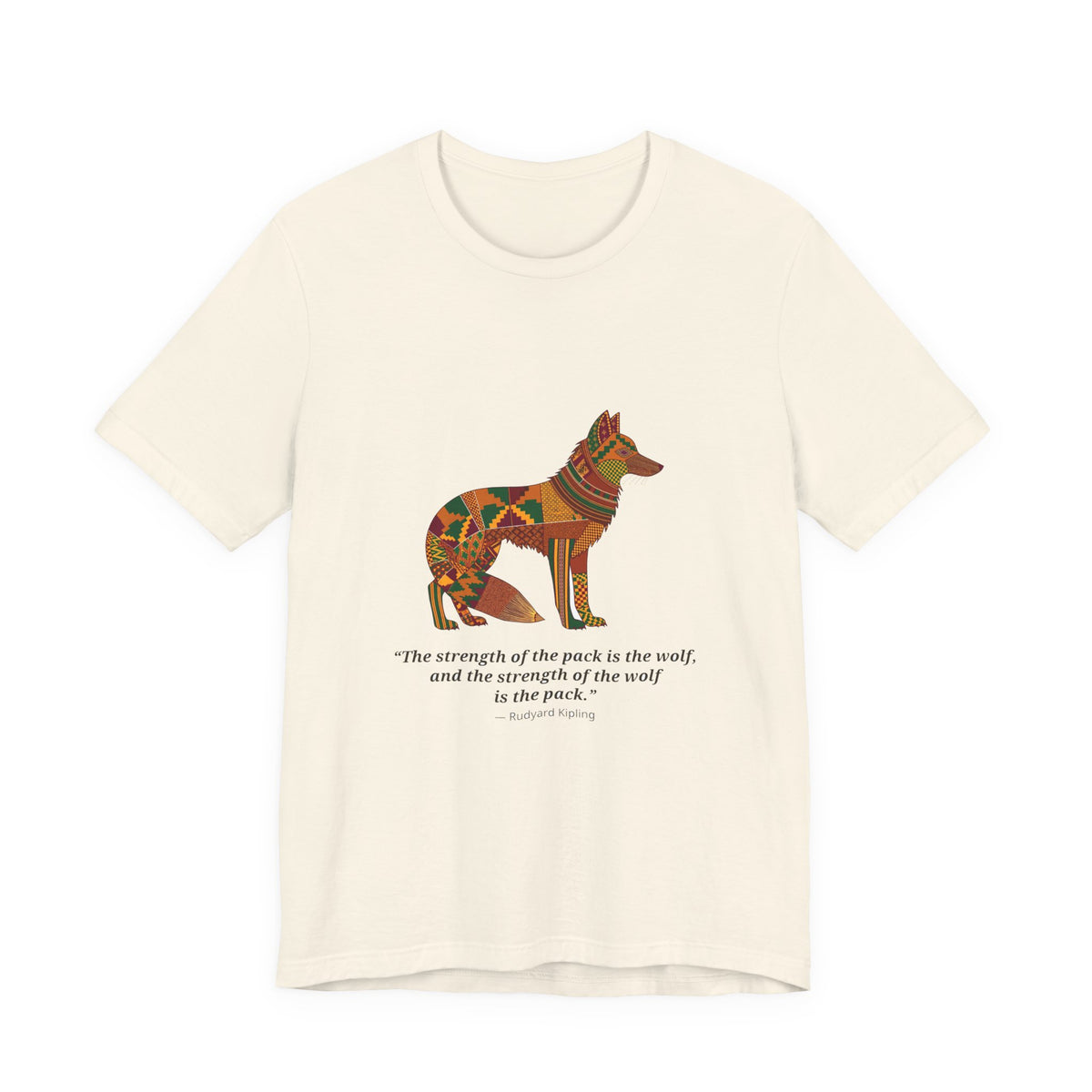 Lipemwear Kente Wolf Tee