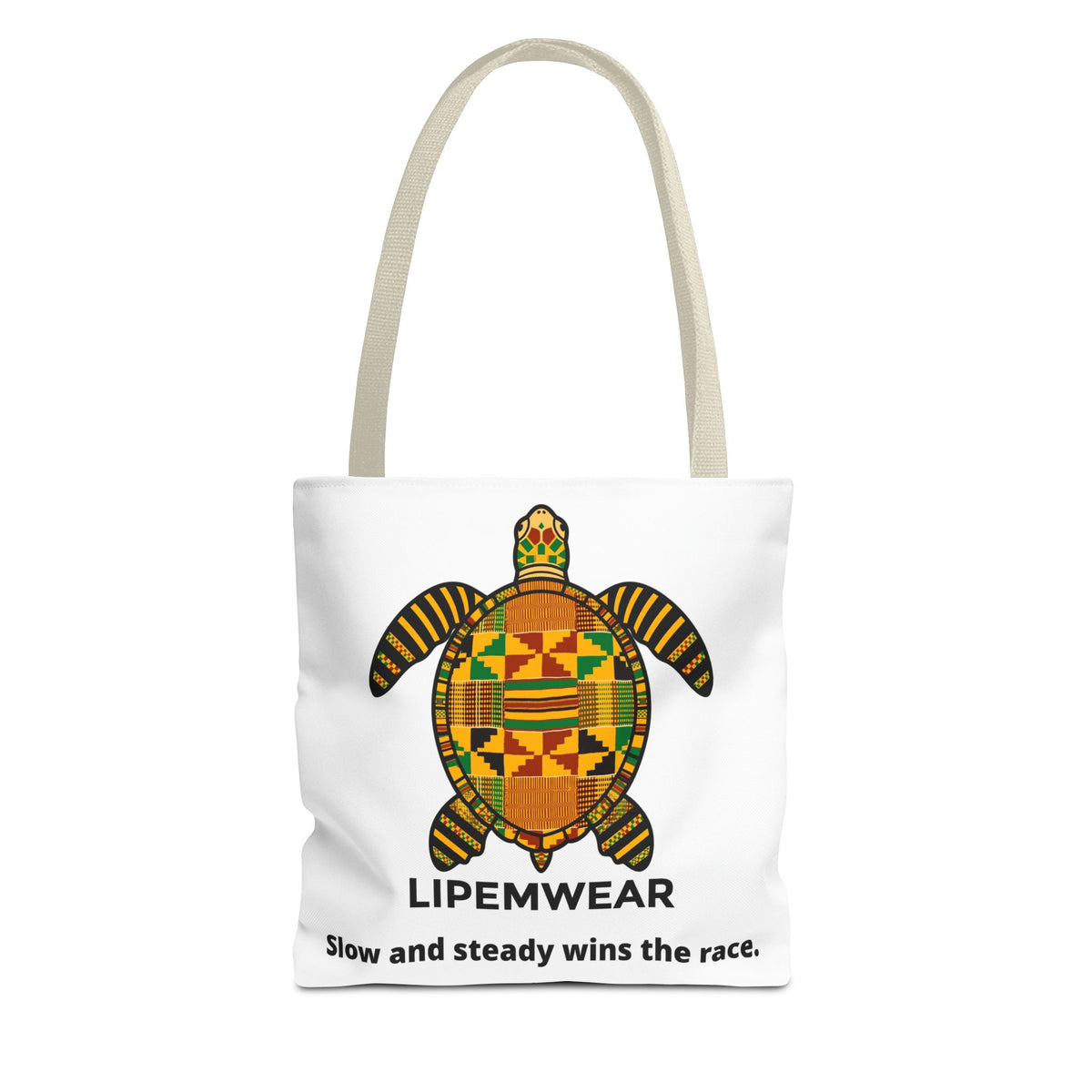 Lipemwear Kente Sea Turtle Tote Bag