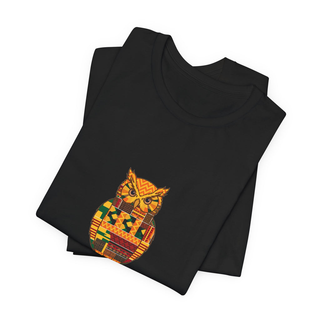 Kente Owl Tee Black Edition