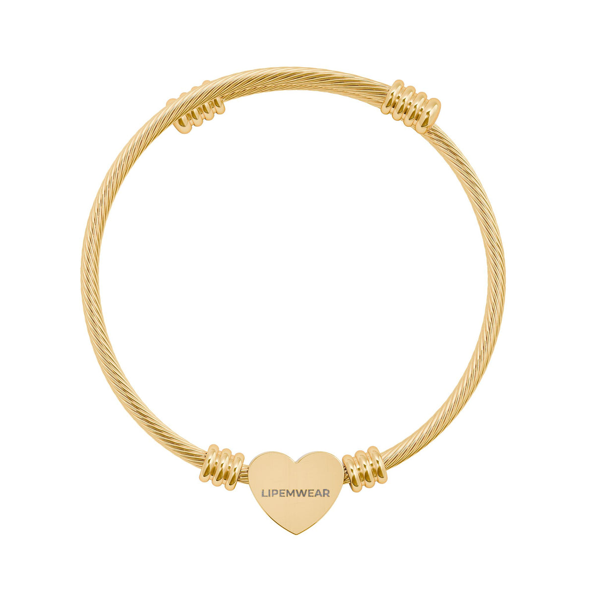 Lipemwear Heritage Heart Cuff Bracelet