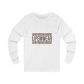 Lipemwear Kente Wordmark Long Sleeve Tee