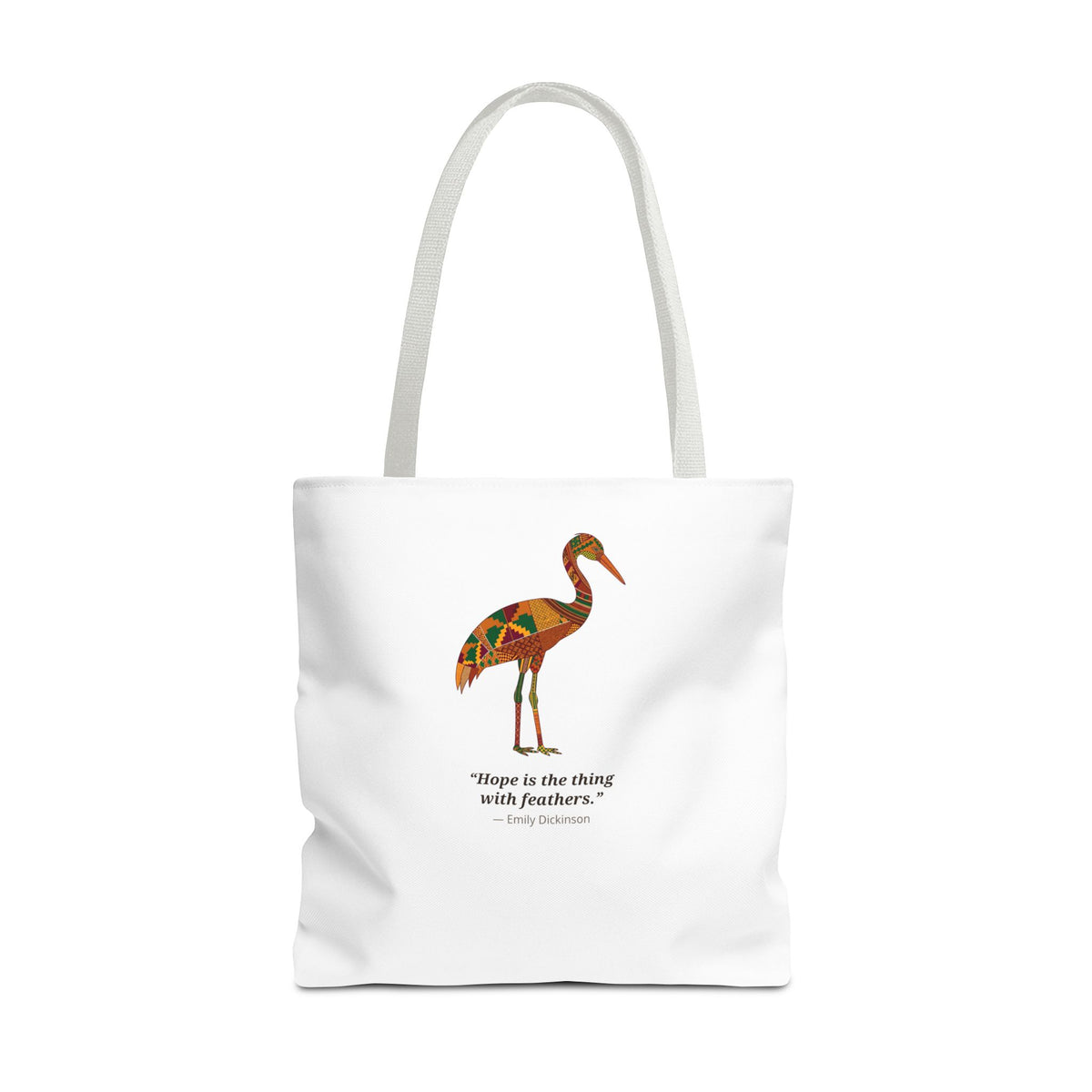 Lipemwear Kente Crane Tote Bag