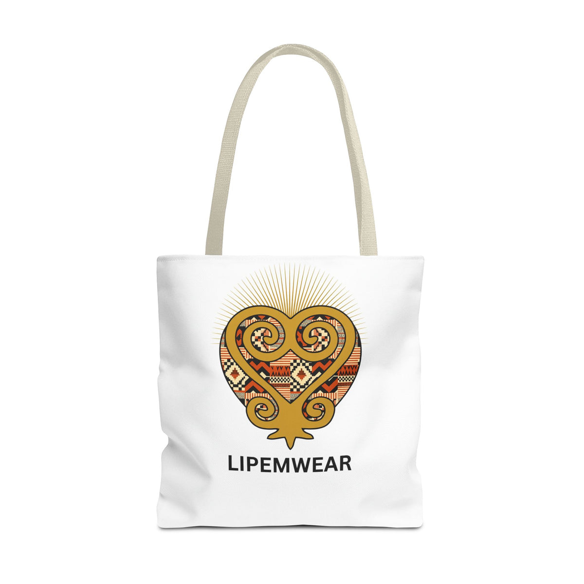 Lipemwear Sankofa Heart Tote Bag