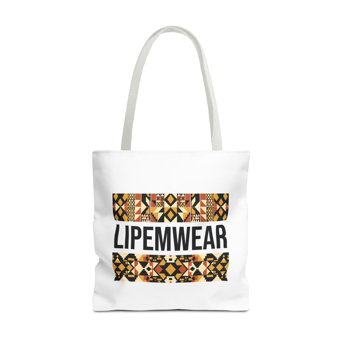 Lipemwear Kente Wordmark Tote Bag