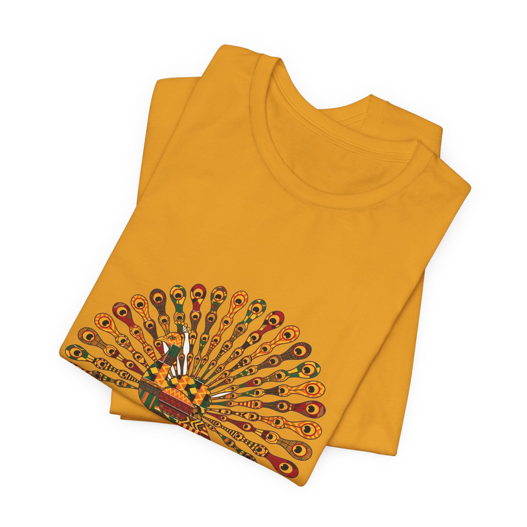 Kente Peacock Tee