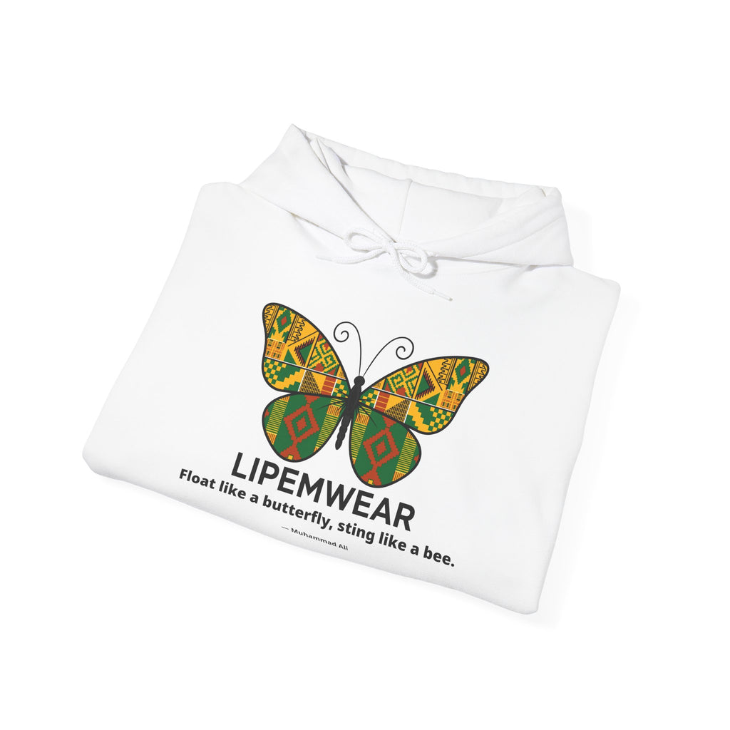 Lipemwear Kente Butterfly Hoodie