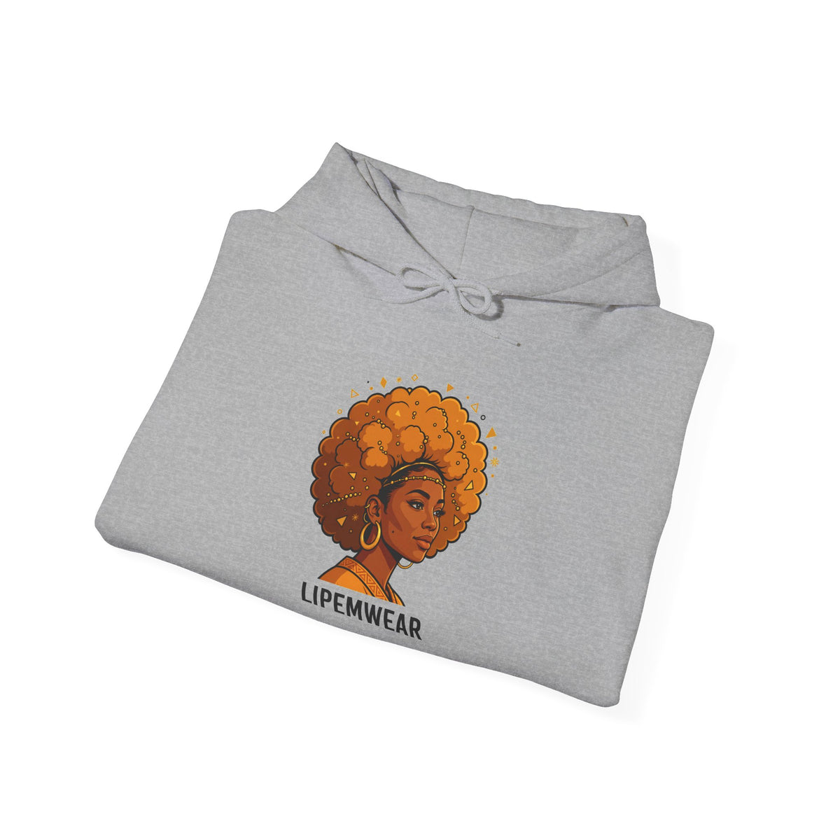 Lipemwear Golden Afro Hoodie