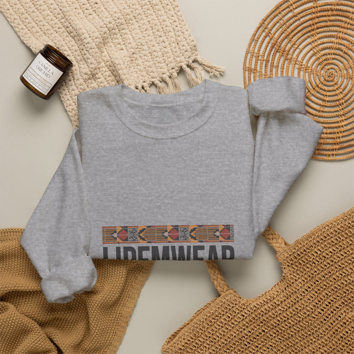 Lipemwear Kente Wordmark Sweatshirt