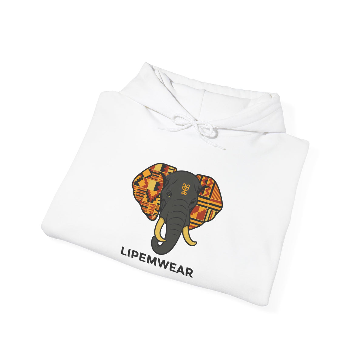Lipemwear Kente Elephant Hoodie