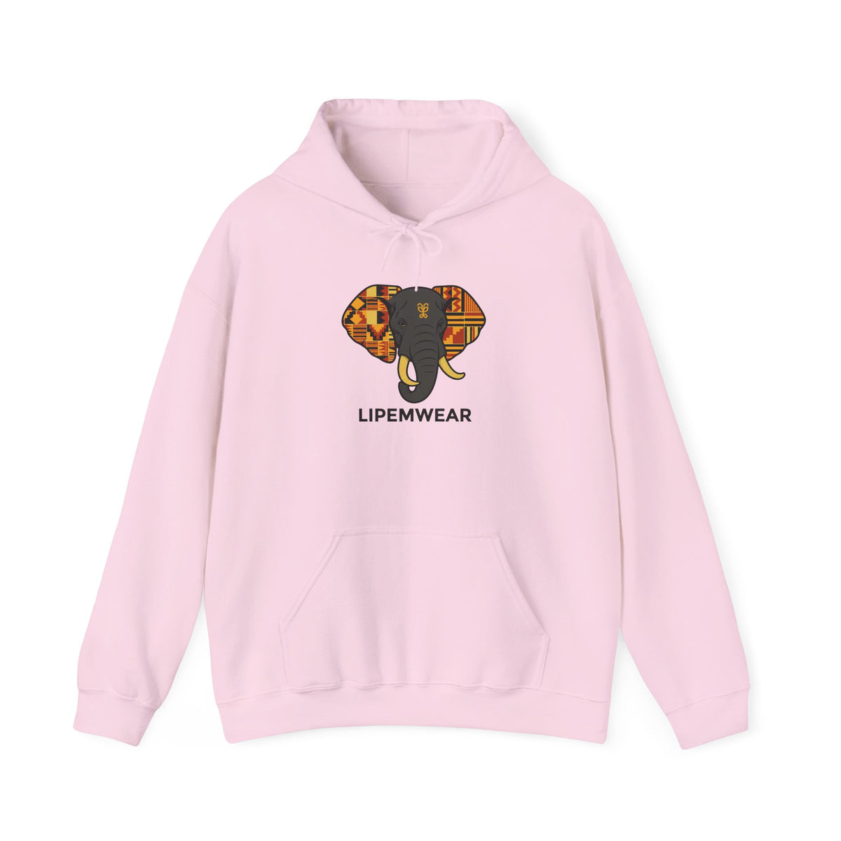 Lipemwear Kente Elephant Hoodie