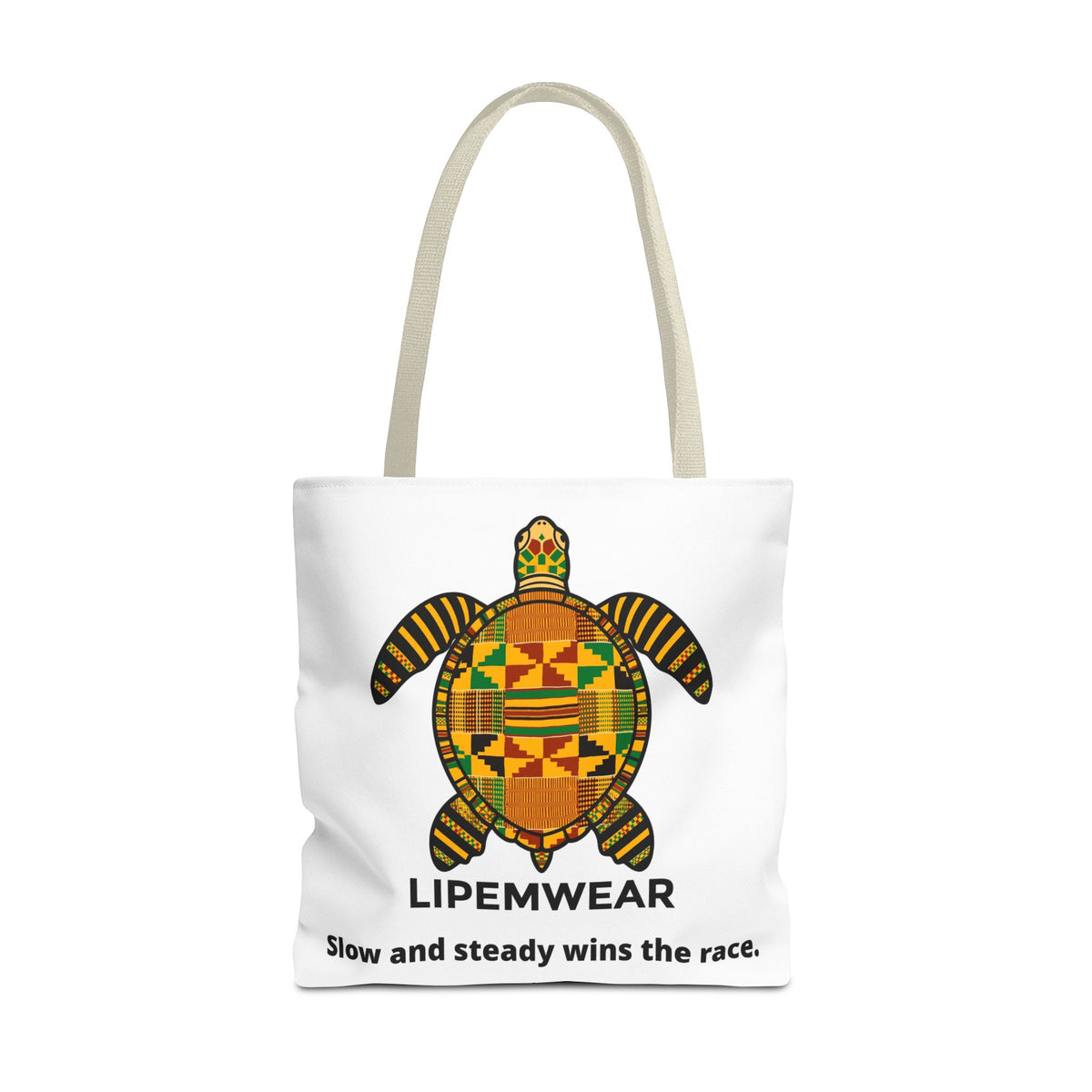 Lipemwear Kente Sea Turtle Tote Bag