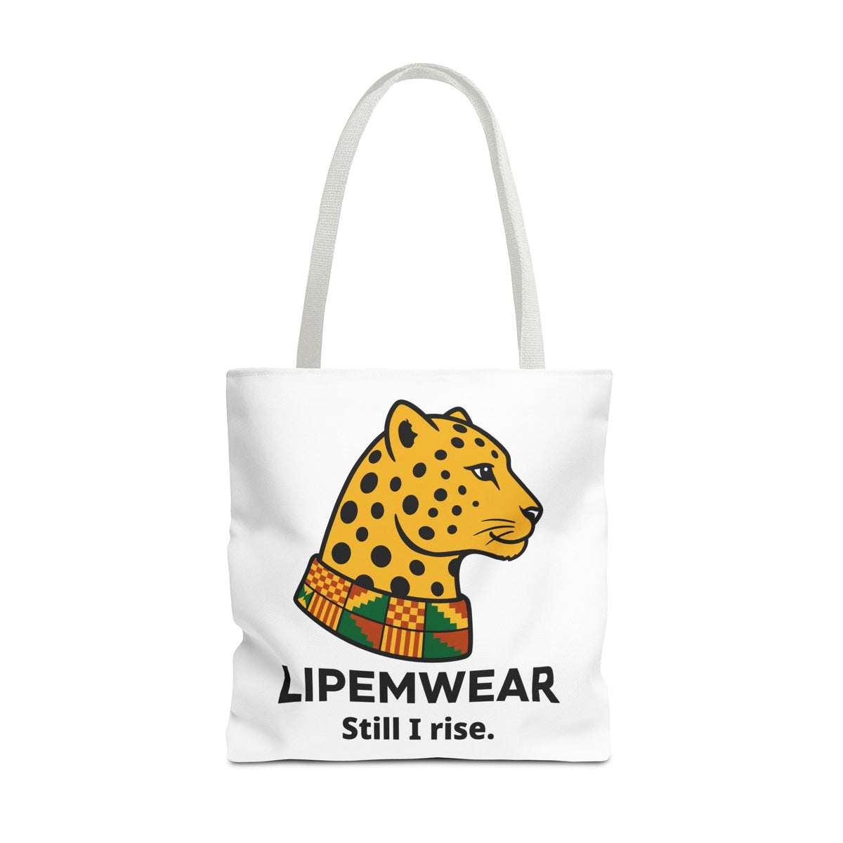 Lipemwear Kente Cheetah Tote Bag