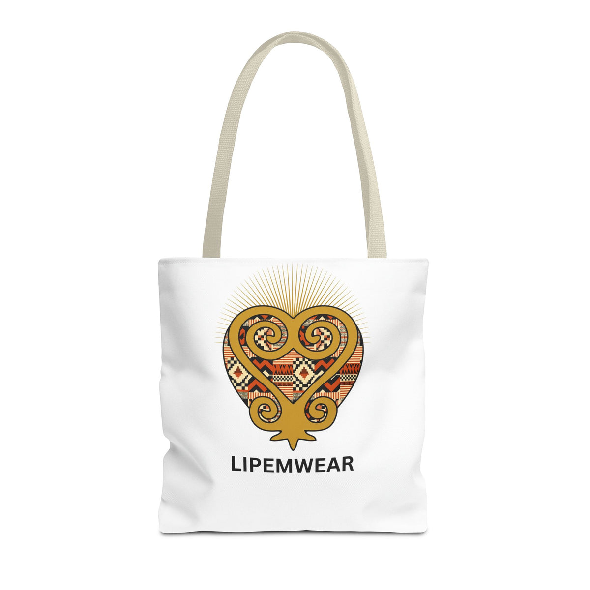 Lipemwear Sankofa Heart Tote Bag