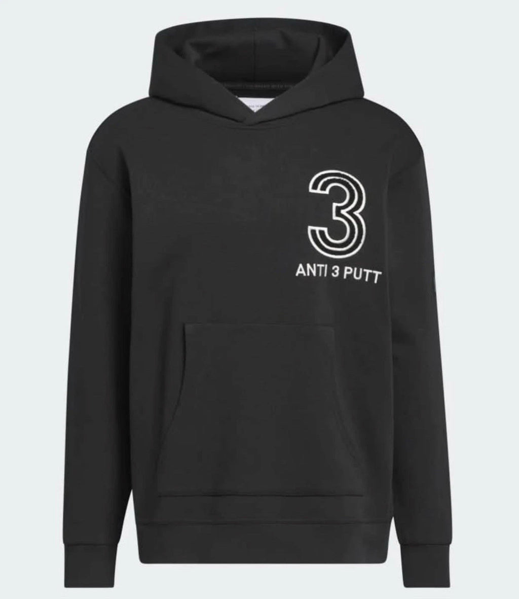 Adidas Anti 3-Putt Golf Hoodie Mens Black Fleece NWT Size XL IB1963
