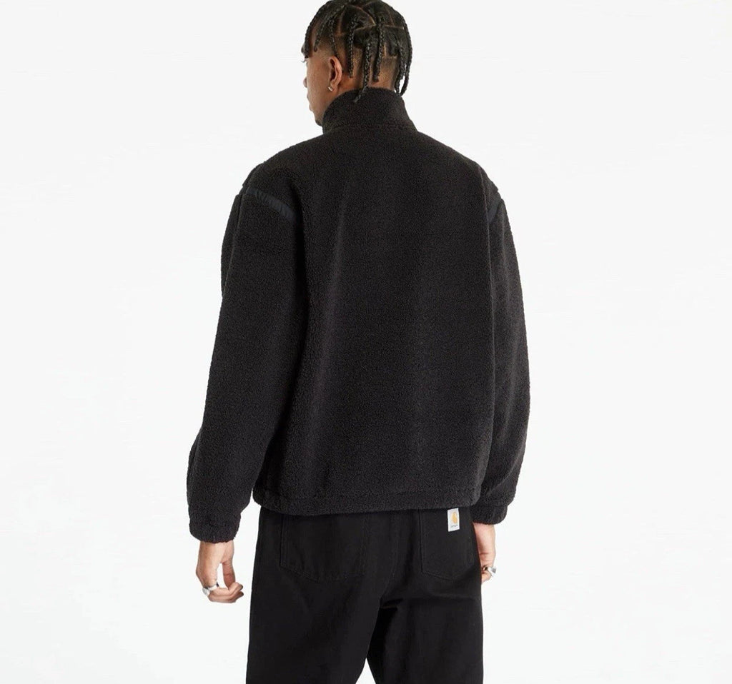 adidas Originals Premium Essentials Mens Fleece Half-Zip Sweatshirt Black Size L