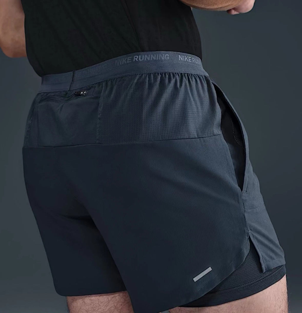 Nike Stride Men's Dri-FIT 5" 2-in-1 Running Shorts XXL Thunder Blue FN2992-437