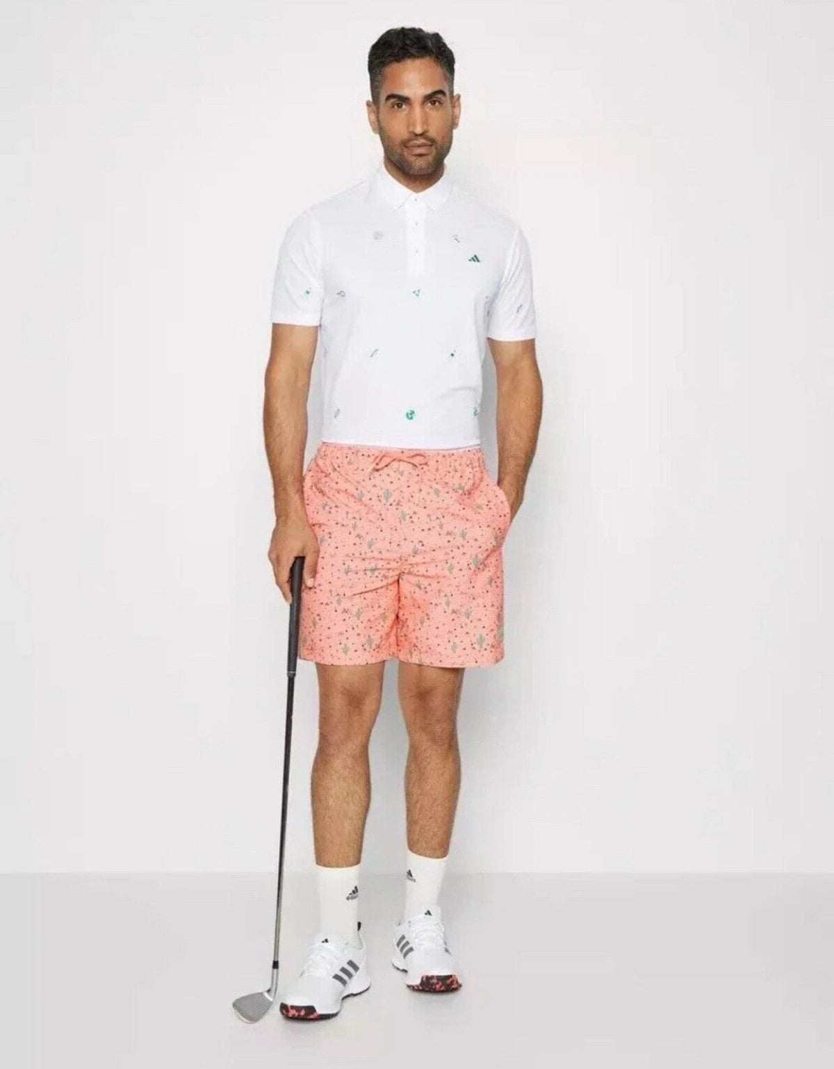 adidasAdicross Desert Loose Fit Shorts Coral Fusion Men's XL New With Tags