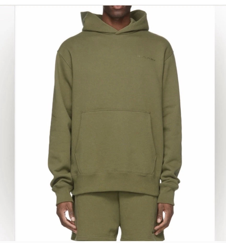adidas Pharrell Williams Humanrace Hoodie Mens Olive Green 2XL H58302