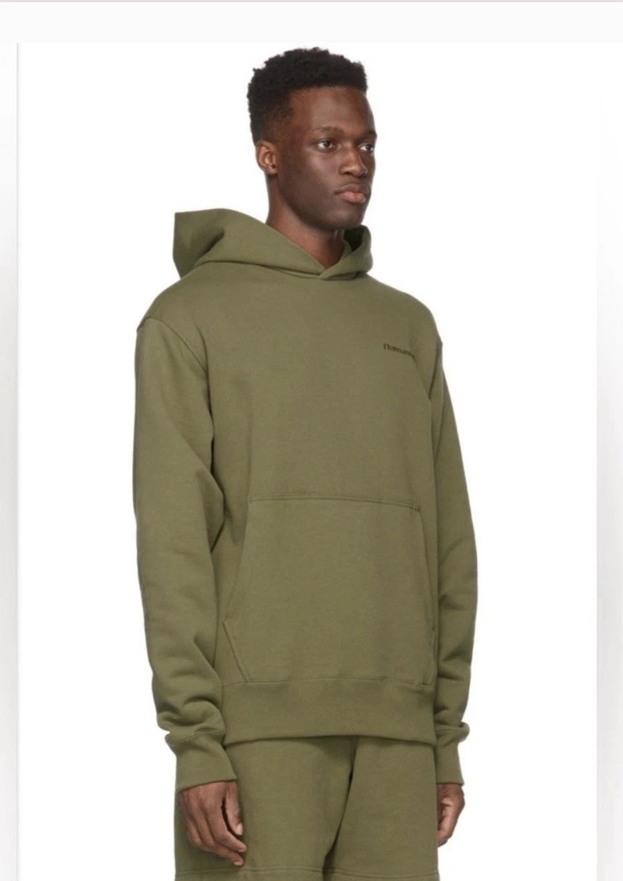adidas Pharrell Williams Humanrace Hoodie Mens Olive Green 2XL H58302