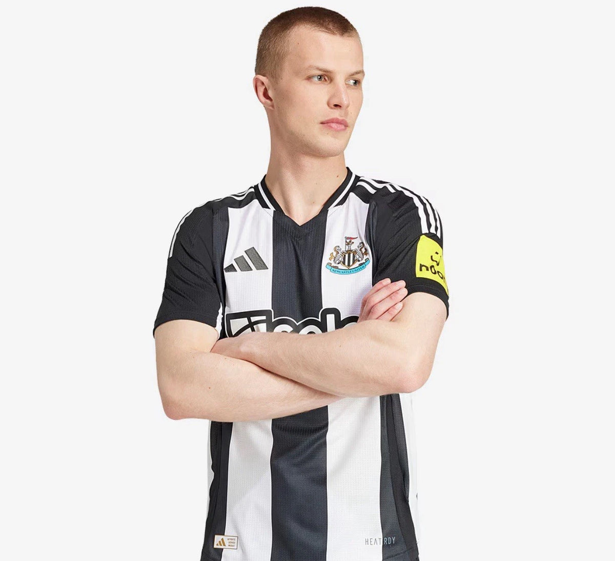 adidas Newcastle United FC 24/25 Home Authentic Jersey Mens Black S JJ4466