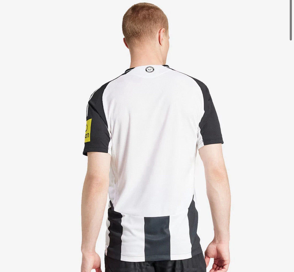 adidas Newcastle United FC 24/25 Home Authentic Jersey Mens Black S JJ4466