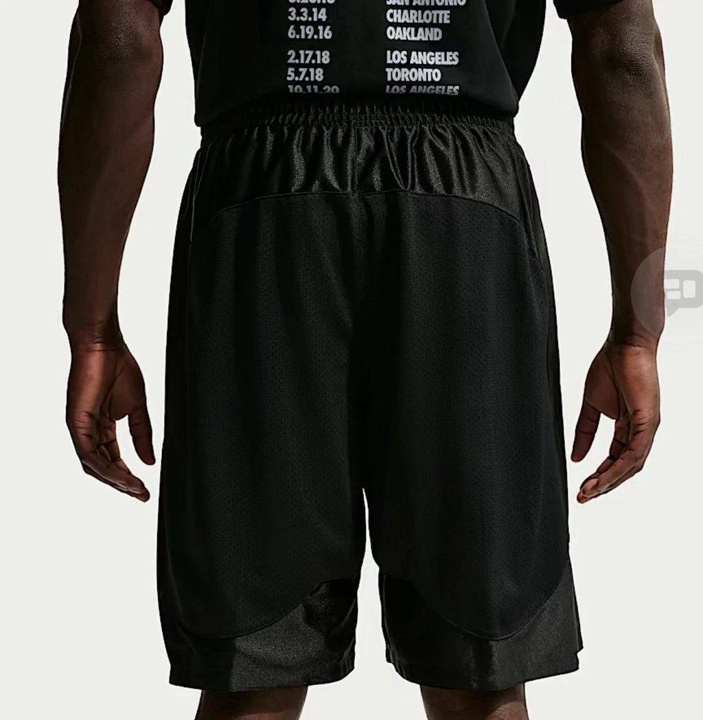 Lebron Men’s Dri-FIT Black Basketball Shorts IH8808-010 Size XXL