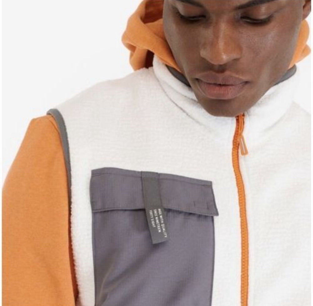 Puma XTG Trail Pocket Gilet Fleece Vest Whisper White size L 596728-64