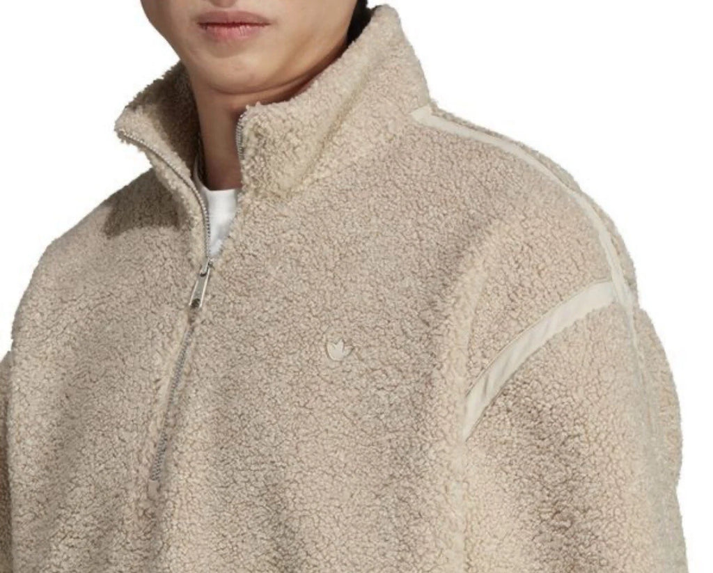 Adidas P Ess Fleece HZ Men Wonder Beige IM4451 Size XL
