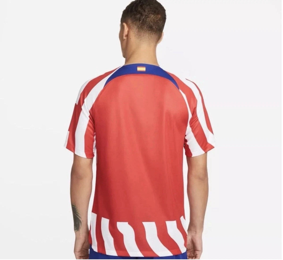 Nike Men’s Atletico Madrid Red and White Soccer Jersey Size XL