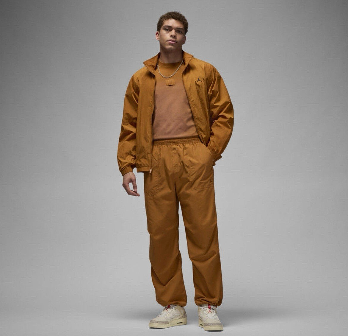 Air Jordan Mens Essentials Pants FV7306-228 Brown Size XL