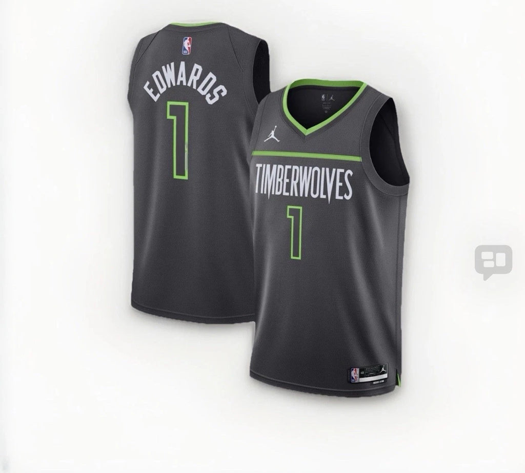 Nike Jordan Minnesota Timberwolves Anthony Edwards Swingman Jersey XL DO9534-062