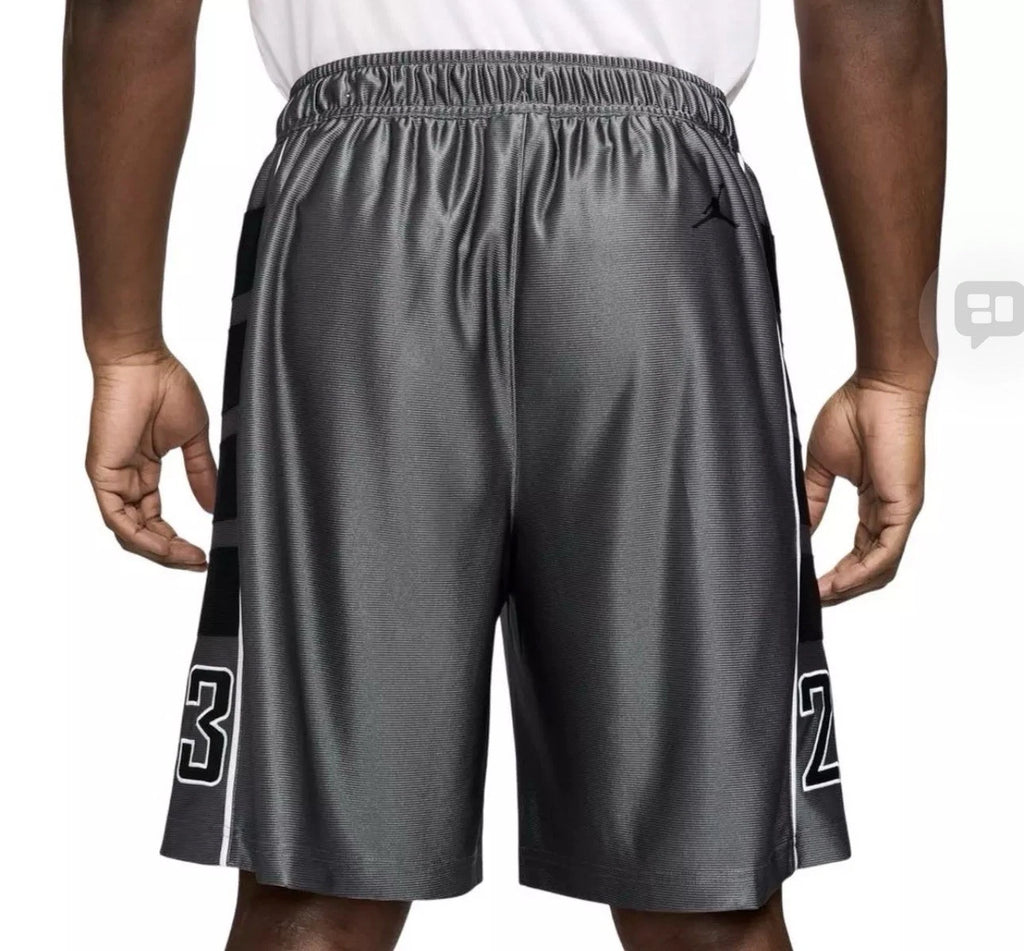 Nike Jordan Brooklyn Cat Scratch Shorts Mens Iron Grey Black 2XL NWT HV0560-068