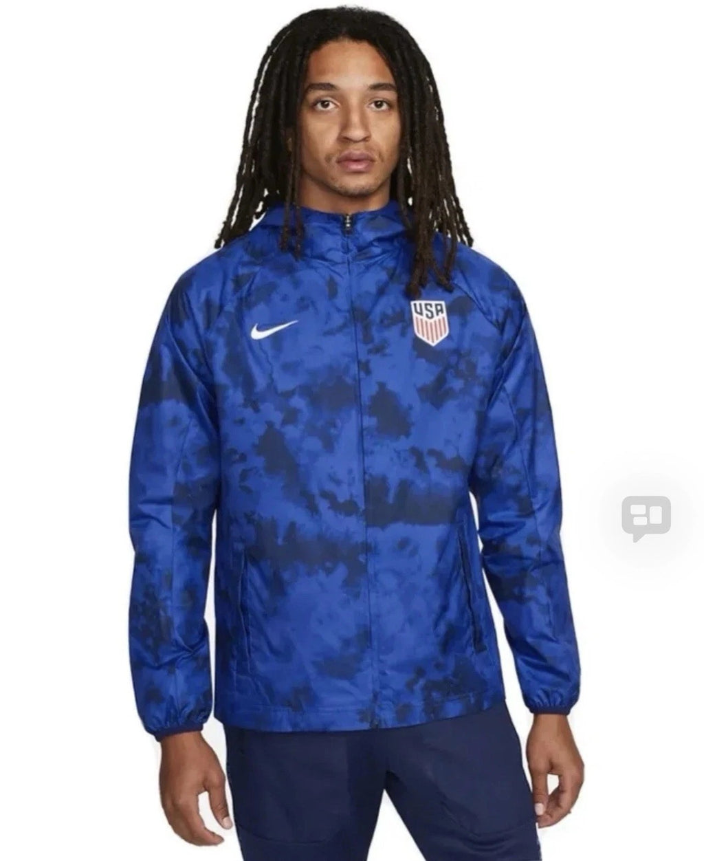 Nike USA Men Blue National Soccer Team Size Small