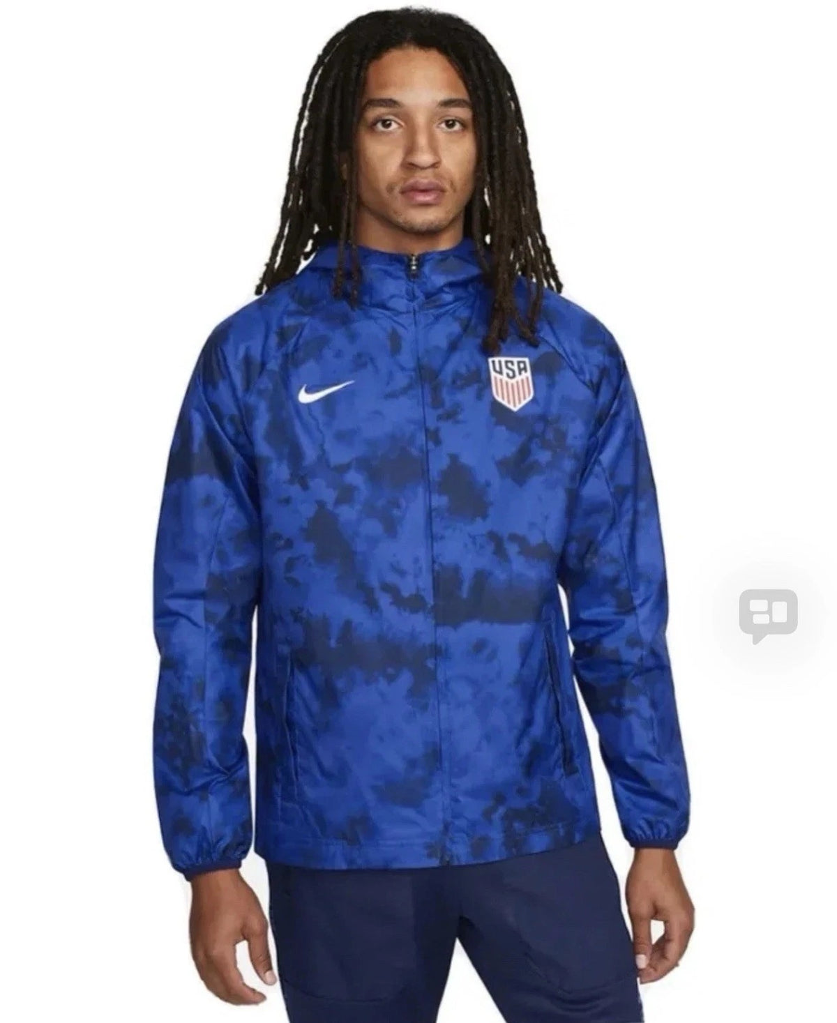 Nike USA Men Blue National Soccer Team Size Small