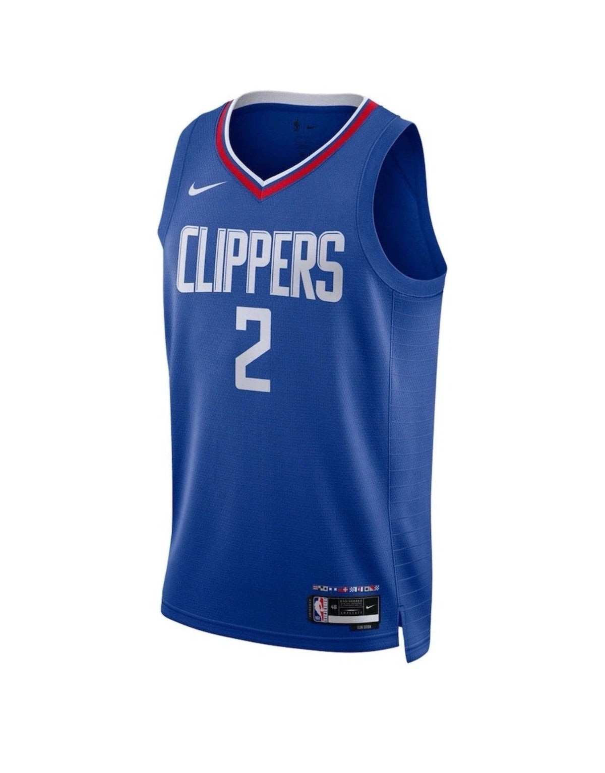 Nike LA Clippers Kawhi Leonard #2 Basketball Jersey Mens Blue 2XL CW3447-495