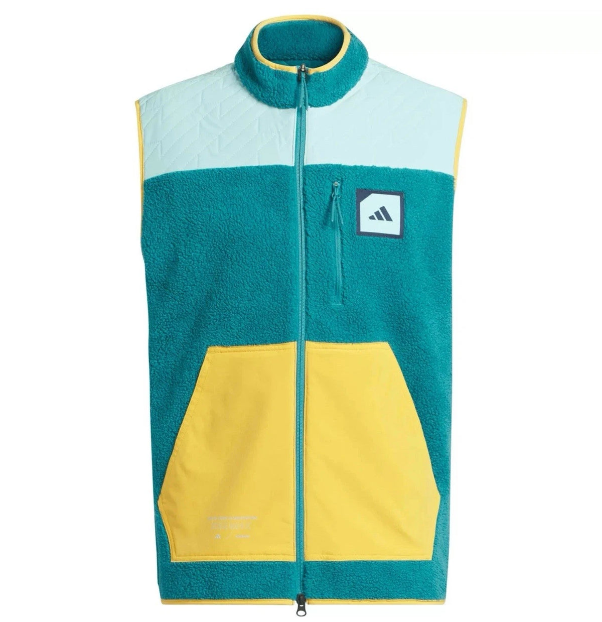adidas ADX Adicross Golf Padded Fleece Full-Zip Vest Mens XL NWT